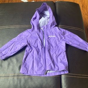 Purple Columbia rain coat